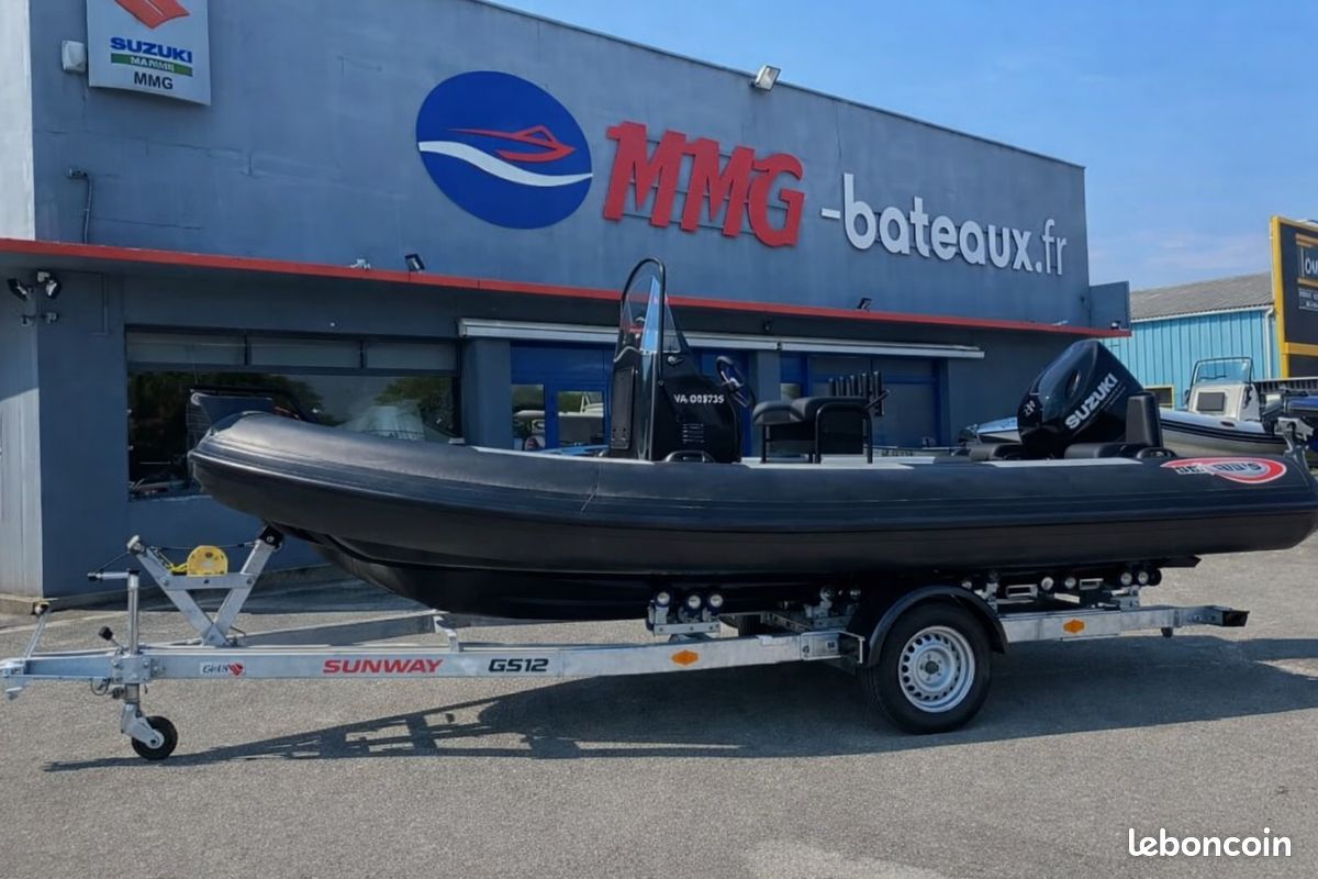 Semi-rigide d'occasion SEARIB'S 580 - SUZUKI DF140 - Remorque neuve SUNWAY 10 ff5a31205efe6ff19b25f60d3b2bb04340a0c40c